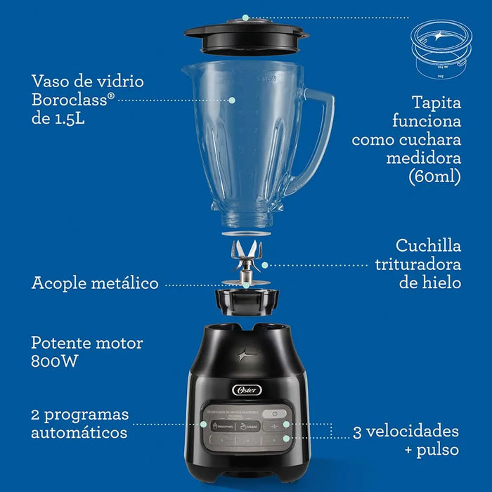 electrodomesticosdecocinalicuadoraosterreversibleconprogramasautomaticosy3velocidades800wost032mpmadecentro