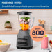 electrodomesticos de cocina licuadora oster value de 6 velocidades gris vaso de vidrio 800 w ost029 mp madecentro