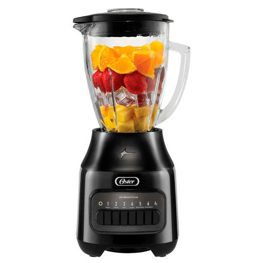 electrodomesticos de cocina licuadora oster value de 6 velocidades negra vaso de vidrio 800 w ost030 mp madecentro