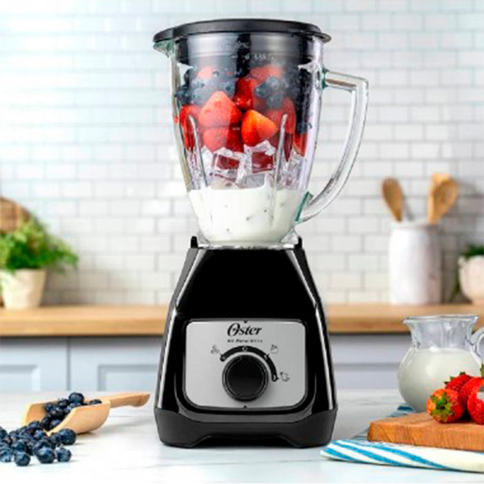 electrodomesticos de cocina licuadora oster vaso de vidrio kaliman negro ost028 mp madecentro