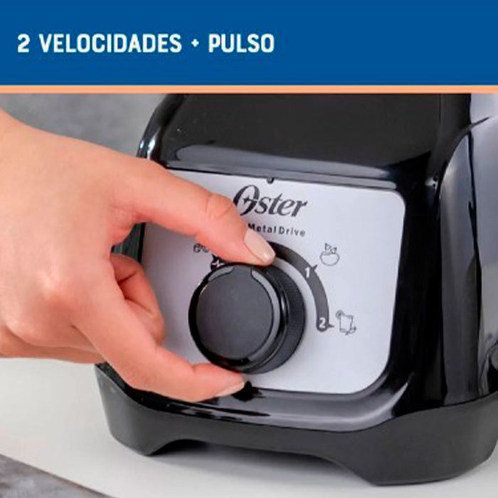 electrodomesticos de cocina licuadora oster vaso de vidrio kaliman negro ost028 mp madecentro