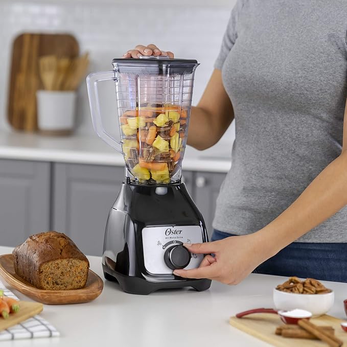 electrodomesticos de cocina licuadora oster vaso de plastico kaliman negro ost027 mp madecentro