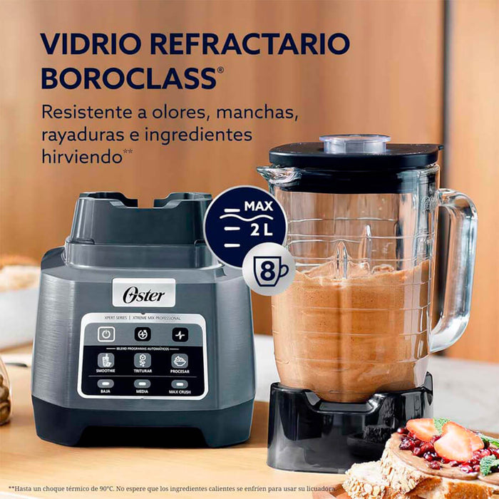 electrodomesticos de cocina licuadora profesional xtreme mix de 1500w 4 niveles ost033 mp madecentro