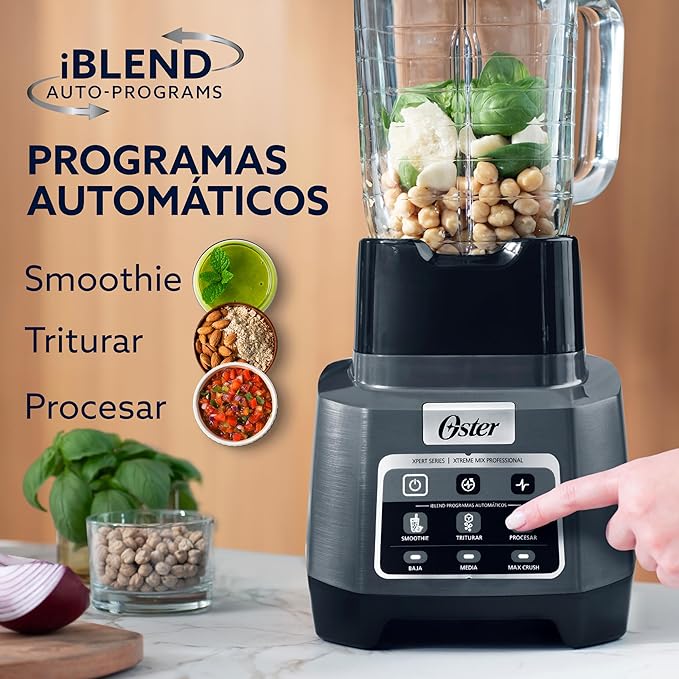 electrodomesticos de cocina licuadora profesional xtreme mix de 1500w 4 niveles ost033 mp madecentro