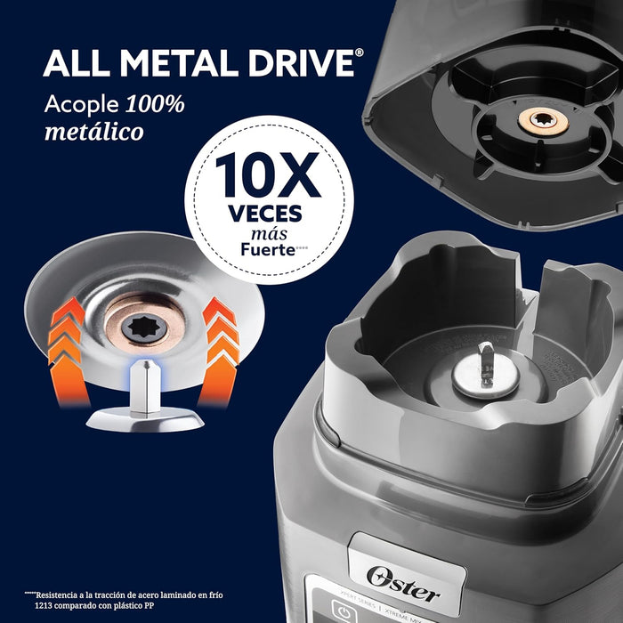 electrodomesticos de cocina licuadora profesional xtreme mix de 1500w 4 niveles ost033 mp madecentro