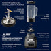 electrodomesticos de cocina licuadora profesional xtreme mix de 1500w 4 niveles ost033 mp madecentro