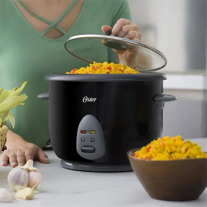 electrodomesticos de cocina olla arrocera oster de 10 tazas ckstrc1700b negro ost008 mp madecentro