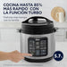 electrodomesticos de cocina olla multifuncional oster turbo de 5 7 l y 14 funciones ost011 mp madecentro