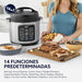electrodomesticos de cocina olla multifuncional oster turbo de 5 7 l y 14 funciones ost011 mp madecentro