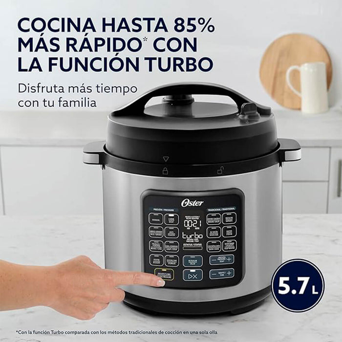 electrodomesticos de cocina olla multifuncional oster turbo de 5 7 l y 14 funciones ost011 mp madecentro