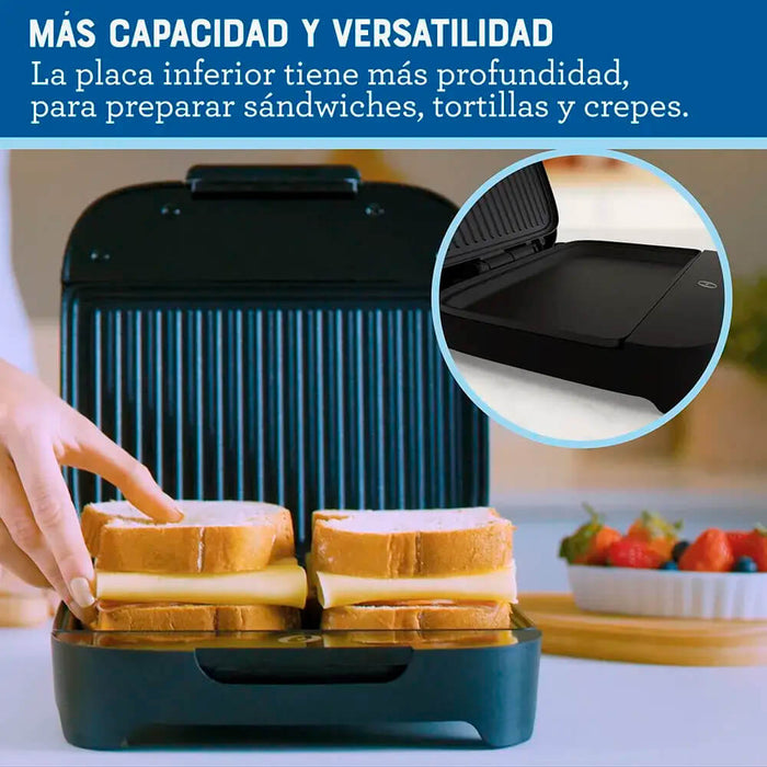 electrodomesticos de cocina sanduchera oster con plato ost020 mp madecentro