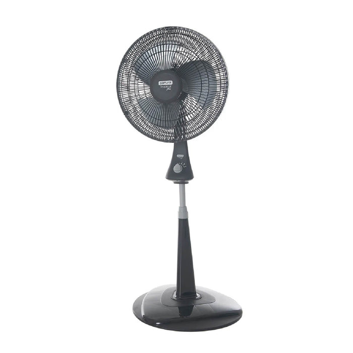 Ventilador de piso tropical plus 3 velocidades negro marca samurai