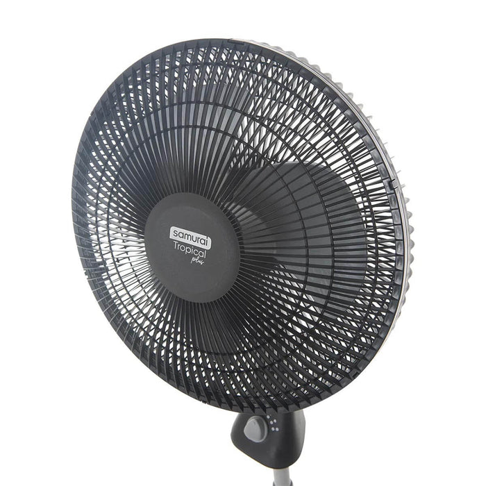 Ventilador de piso tropical plus 3 velocidades negro marca samurai