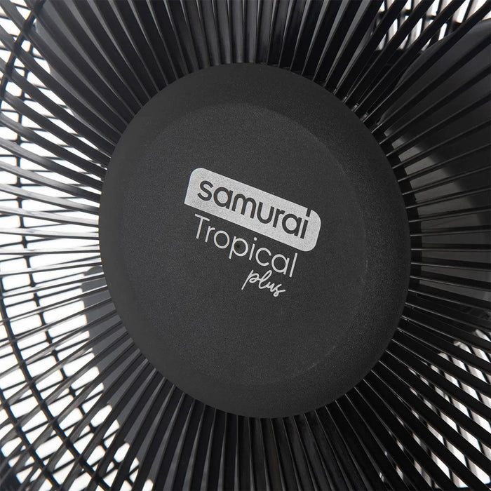 Ventilador de piso tropical plus 3 velocidades negro marca samurai