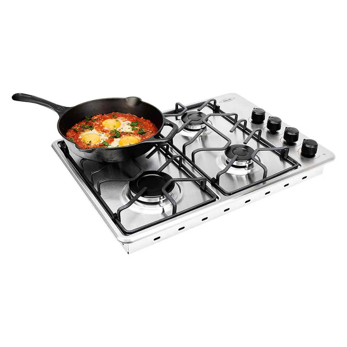 Estufa de empotrar 60x43 cm Platina a Gas Natural marca haceb