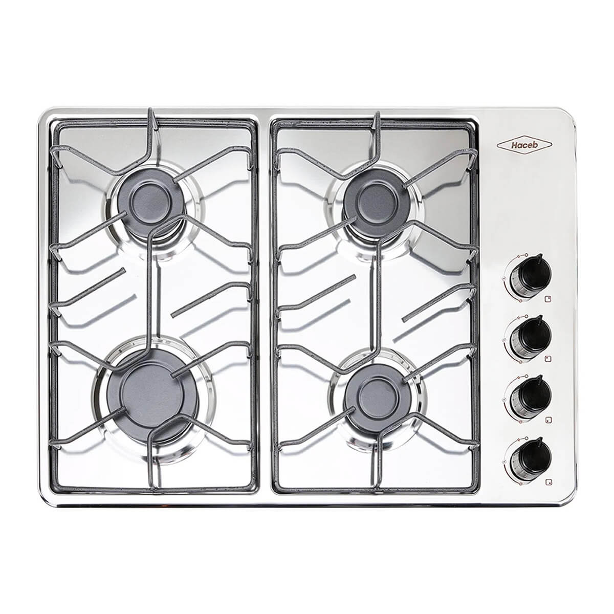 Estufa de empotrar Haceb inox 60x43 cm alambrón a gas natural