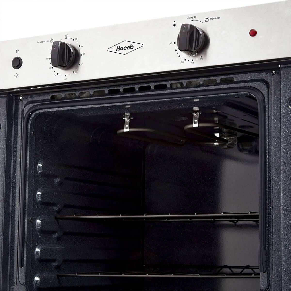 Horno mixto 60 cm negro a gas natural 120V marca Haceb