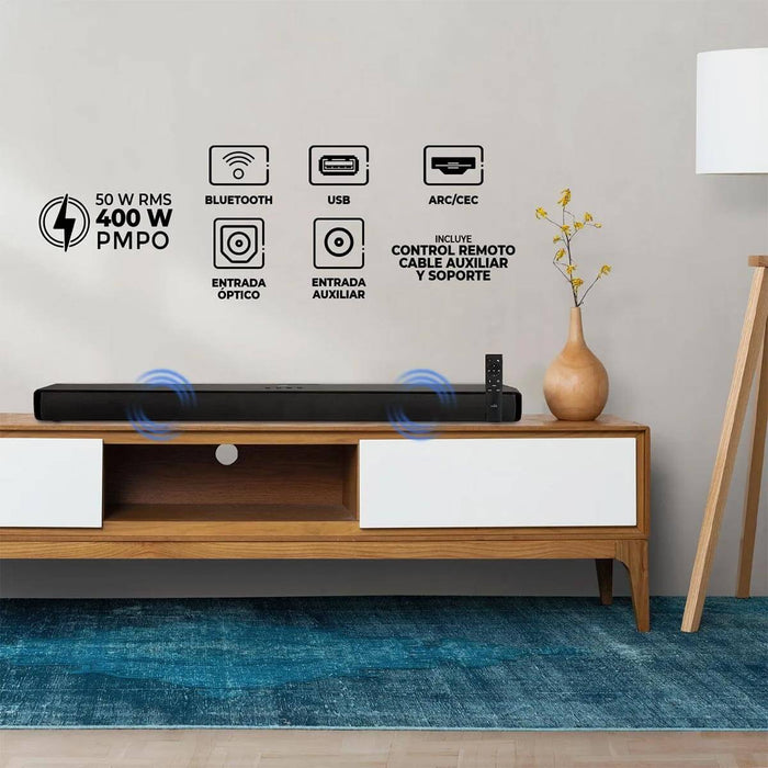 Barra de sonido con control remoto