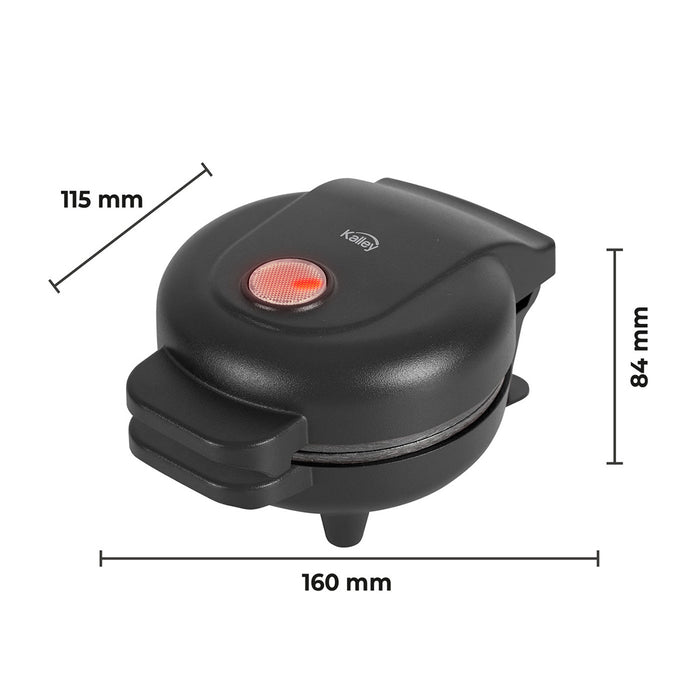 Mini waflera 1 puesto negra marca Kalley