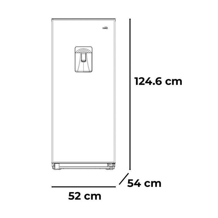 Nevera  Frost Una Puerta 187 Litros K-N187L2 Gris