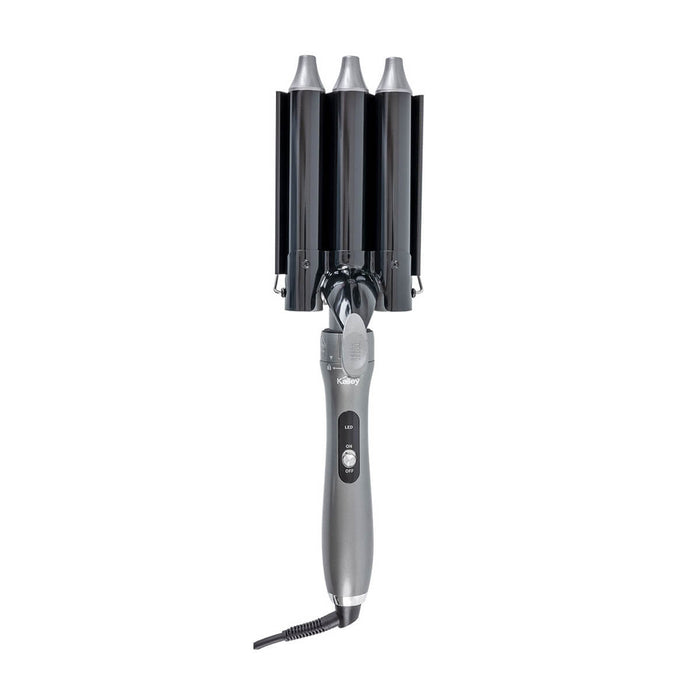 Pinza rizadora de cabello 4 en 1 Plateado marca Kalley