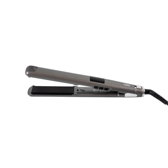 Plancha de cabello de cacao plateada marca Kalley