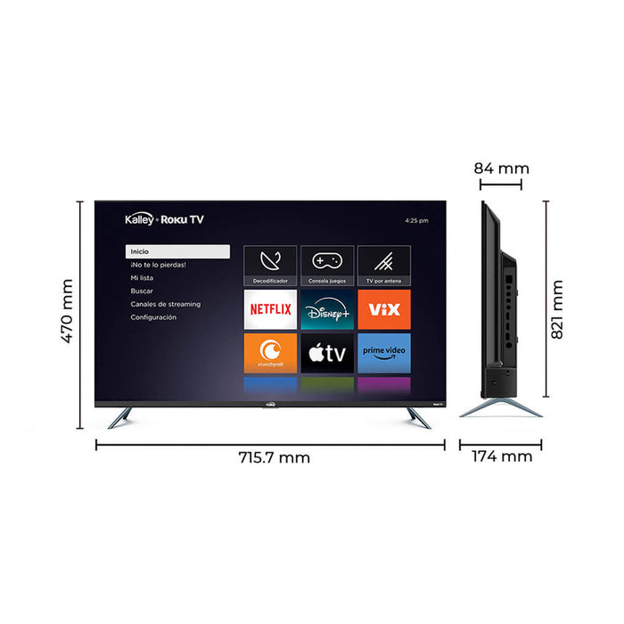 Televisor 32" Pulgadas Smart TV Roku