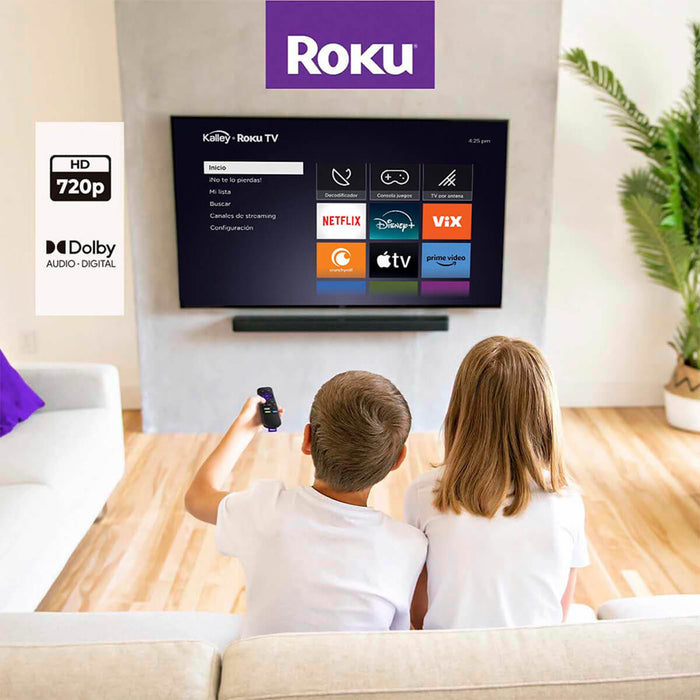 Televisor 32" Pulgadas Smart TV Roku