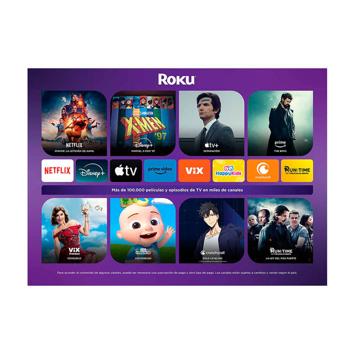 Televisor 32" Pulgadas Smart TV Roku