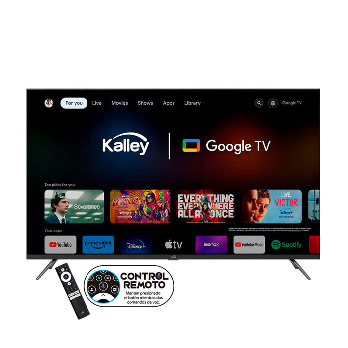 Televisor 43" QLED 4k ultra HD Smart TV Google