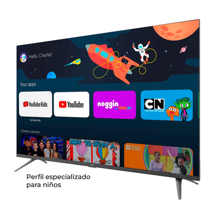 Televisor 43" QLED 4k ultra HD Smart TV Google