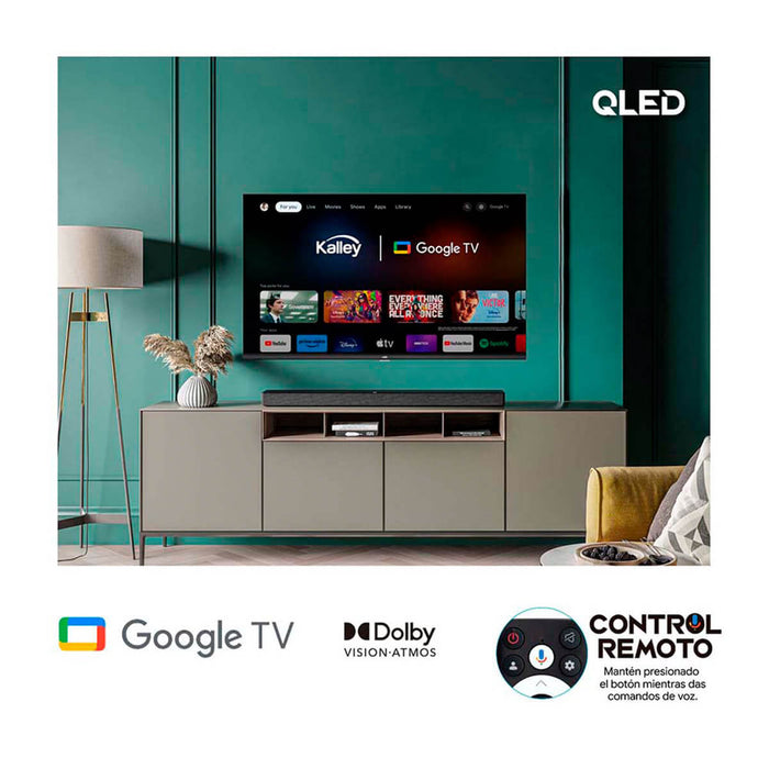 Televisor 50" QLED 4k ultra HD Smart TV Google