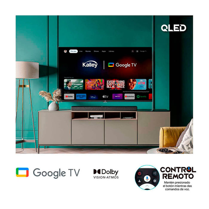 Televisor 58" QLED 4k ultra HD Smart TV Google