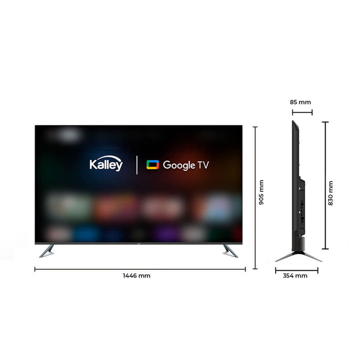 Televisor 65" QLED 4k ultra HD Smart TV Google