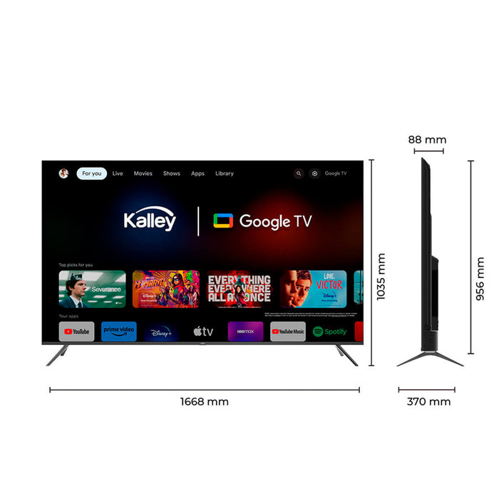 Televisor 70" QLED 4K ultra HD Smart TV Google