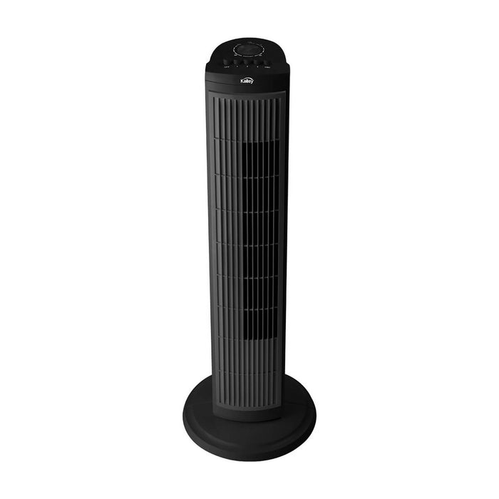 Ventilador de torre con 3 velocidades negro