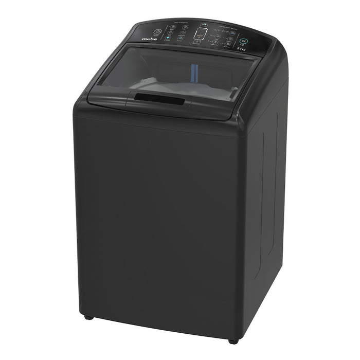 electrodomesticos lavado secado lavadora automatica digital 21 kg diamond gray mabe mbe0053 mp madecentro