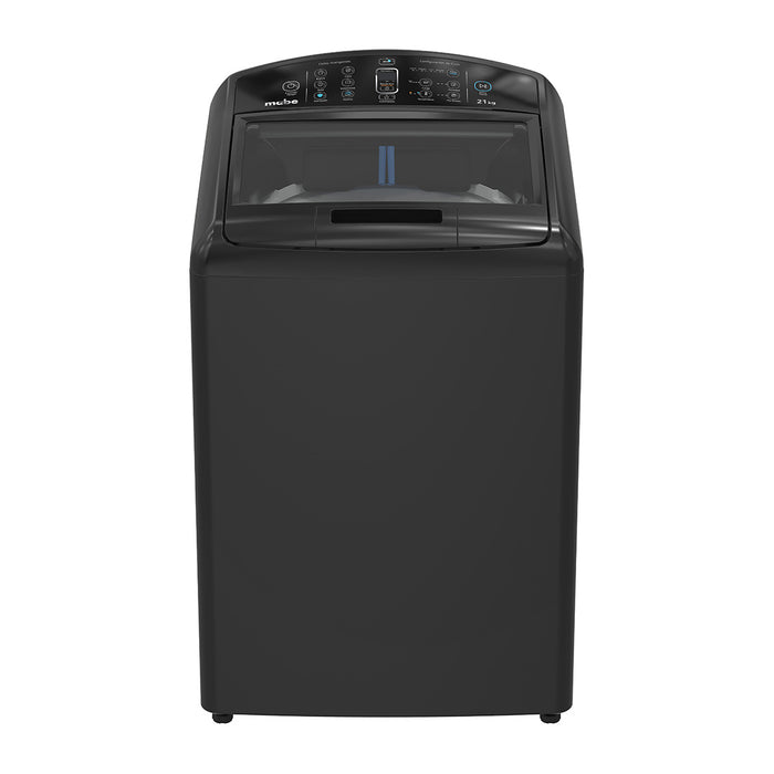 electrodomesticos lavado secado lavadora automatica digital 21 kg diamond gray mabe mbe0053 mp madecentro