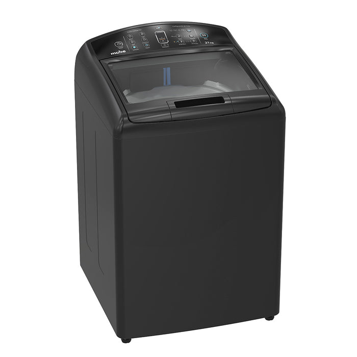 electrodomesticos lavado secado lavadora automatica digital 21 kg diamond gray mabe mbe0053 mp madecentro