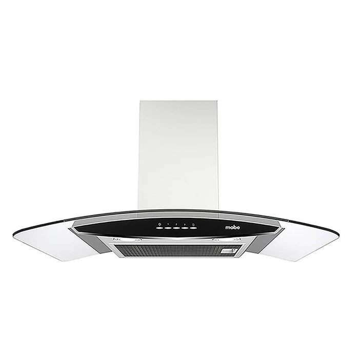 Campana decorativa pared inoxidable 60 cm 3 velocidades Mabe