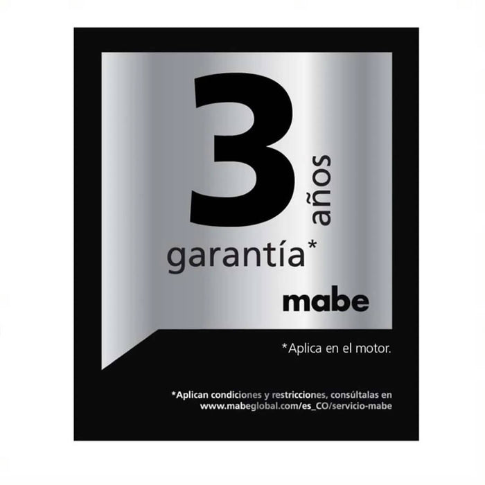 Campana decorativa pared inoxidable 60 cm 3 velocidades Mabe
