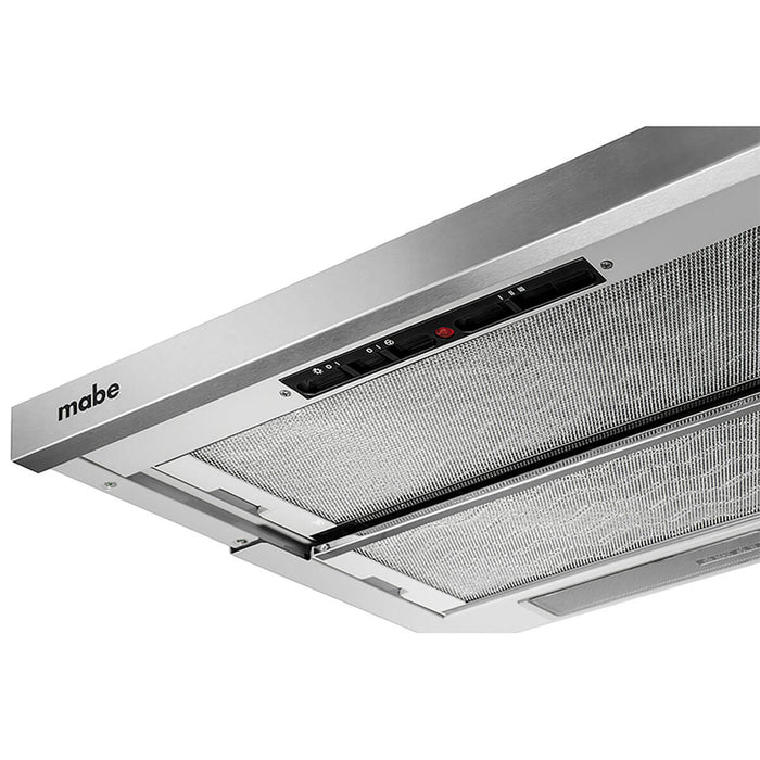 Campana slim inoxidable 60 cm 3 velocidades marca Mabe