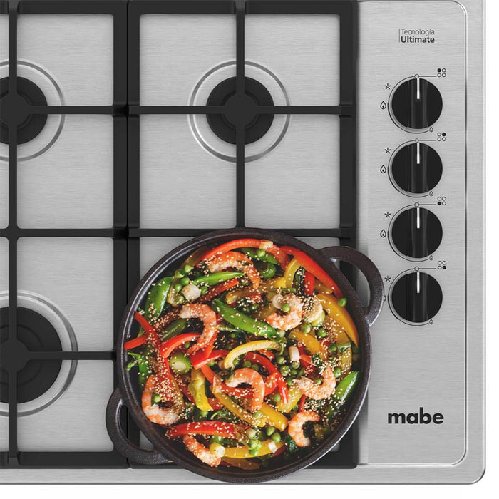 Estufa de empotrar Inoxidable 60X50 cm gas natural Marca Mabe