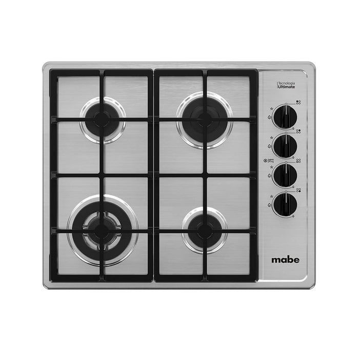 Estufa de empotrar acero Inoxidable 60X50 cm gas natural marca Mabe