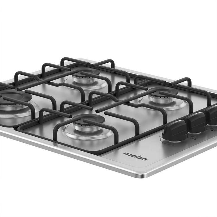 Estufa de empotrar acero Inoxidable 60X50 cm gas natural marca Mabe