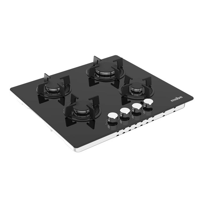 Estufa de empotrar cristal negro 58X50 cm gas natural marca Mabe