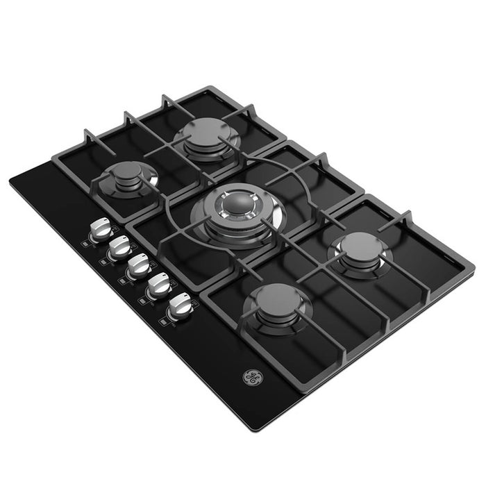 Estufa de empotrar cristal negro 77X51 cm gas natural marca Mabe