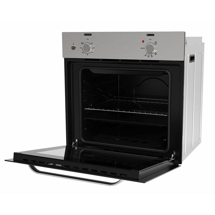 Horno a gas de 60 cm inoxidable 120 voltios con gratinador marca Mabe