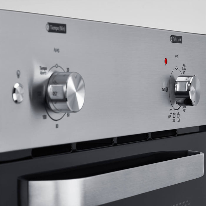 Horno a gas de 60 cm inoxidable 120 voltios con gratinador marca Mabe