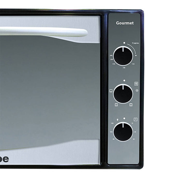 Horno eléctrico medio formato 60 cm inoxidable 120 v Mabe